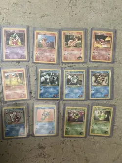 Vintage Pokemon Gym Heroes Lot 31 Cards WOTC Brock Misty Erika - Image 3