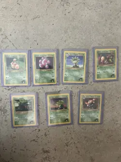 Vintage Pokemon Gym Heroes Lot 31 Cards WOTC Brock Misty Erika - Image 5
