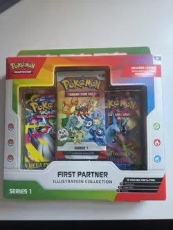 Pokemon TCG First Partner Illustration Collection Series 1 3 English Promo Cards - Image 1