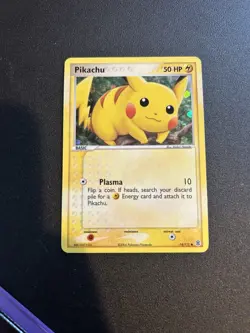 Pikachu 74/112 Reverse Holo - EX Dragon Set - English Pokemon TCG 2004 50 HP - Image 1