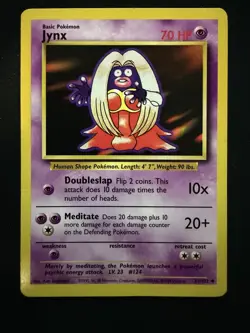 Jynx - 1999 Pokemon Base Set 31/102 - Vintage WOTC - Image 1