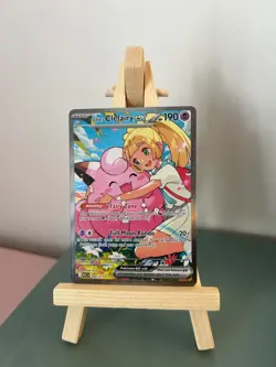Pokemon Lillie’s Clefairy ex 280/217 SIR Full Art Near Mint - Image 1