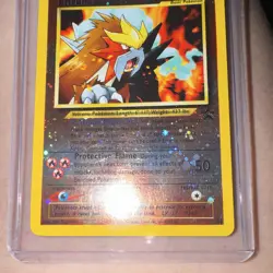 Wizards Pokemon TCG Neo Revelation Entei 34 Holo Rare English 80HP 2001 - Image 2