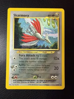 2001 Pokemon - Skarmory #23/64 - Neo Revelation Unlimited - Rare - NM - Image 1