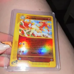 Nintendo Pokemon TCG Expedition Rapidash 62/165 Reverse Holo Rare 70HP - Image 1