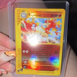Nintendo Pokemon TCG Expedition Rapidash 62/165 Reverse Holo Rare 70HP - Image 2