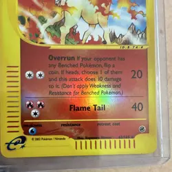 Nintendo Pokemon TCG Expedition Rapidash 62/165 Reverse Holo Rare 70HP - Image 4