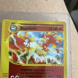 Nintendo Pokemon TCG Expedition Rapidash 62/165 Reverse Holo Rare 70HP - Image 5