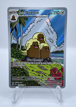 Pokemon TCG: Alolan Dugtrio 208/191 SV08: Surging Sparks Illustration Rare - NM - Image 1