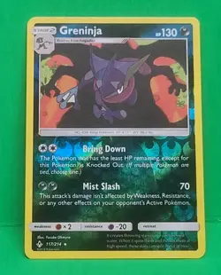 Reverse Holo RARE Greninja 117/214 Unbroken Bonds NM-MINT Condition Nice! - Image 1