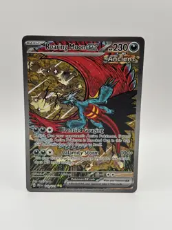 Pokemon Prismatic Evolutions Roaring Moon EX Special Illustration Card 162/131 - Image 1