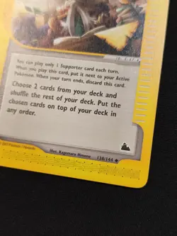 2003 Pokemon Skyridge Oracle 138/144 WOTC E‑Reader Trainer NM/MINT Never Played - Image 2