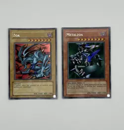 Konami Yu-Gi-Oh! Forbidden Legacy Holo Zoa/Metalzoa TFK-001/002 NM 1996 - Image 1