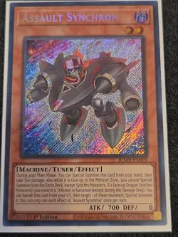 Yugioh! Assault Synchron-BLMR-EN003- Secret Rare-NM - Image 1
