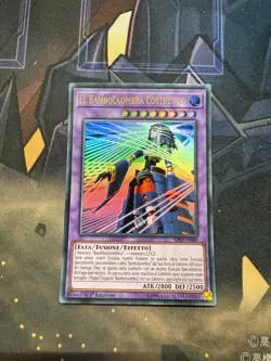 ITALIAN YUGIOH El Shaddoll Construct SDSH-EN046 Ultra Rare Nm - Image 1