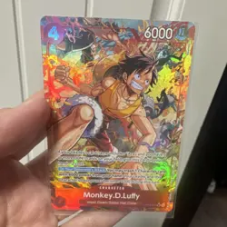 Bandai One Piece CCG Monkey D. Luffy Alt Art Holo ENG OP-06 OP06-015 - Image 3