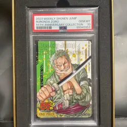 PSA10 Roronoa Zoro Jump 55th Anniversary One Piece Promo Card Rare - Image 1