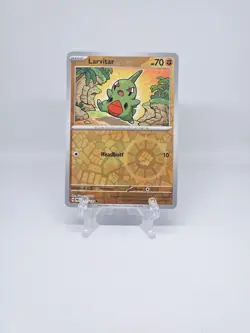 047/131 LARVITAR | COMMON REVERSE HOLO | PRISMATIC EVOLUTIONS POKEMON CARD - Image 1