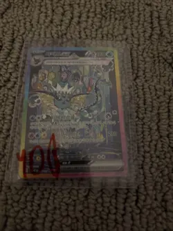 Terastal Festival Vaporeon ex 205/187 SAR sv8a Korean Pokemon Card - Image 1