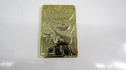 Pikachu 1999 Pokemon 23K Gold-Plated Burger King Promo Trading Card W/COA & Case - Image 2