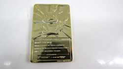 Pikachu 1999 Pokemon 23K Gold-Plated Burger King Promo Trading Card W/COA & Case - Image 3