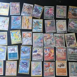 Pokemon TCG Mixed Card Lot w/ Storage Boxes Holo Lost Origin Paldean Fates - Image 1