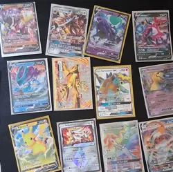 Pokemon TCG Mixed Card Lot w/ Storage Boxes Holo Lost Origin Paldean Fates - Image 5