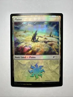 Plains (544) - FOIL - Secret Lair - Near Mint - MTG - Image 1