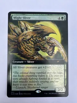 Might Sliver (Extended Art) - FOIL - Secret Lair - Near Mint - MTG - Image 1