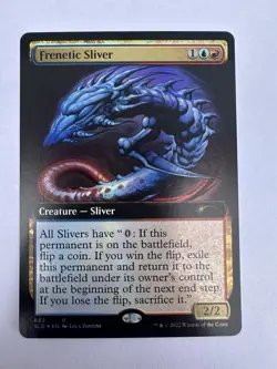 Frenetic Sliver (Extended Art) - FOIL - Secret Lair - Near Mint - MTG - Image 1