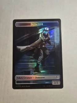 Detective Voja Fenstalker Double-Sided Token Murders at Karlov Manor Foil - Image 2