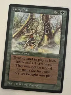 Magic the Gathering MTG Legends Living Plane NM (Beta Bob) - Image 1