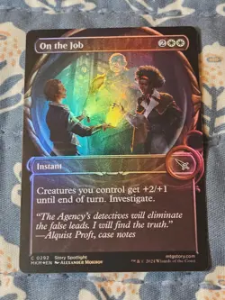 On the Job Showcase FOIL Murders At Karlov Manor MTG Magic - Image 1