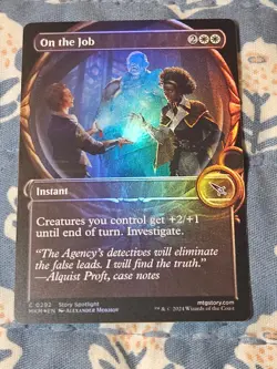 On the Job Showcase FOIL Murders At Karlov Manor MTG Magic - Image 2
