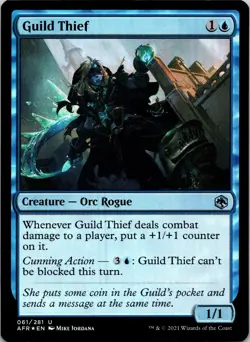 Guild Thief 61 Adventures in the Forgotten Realms MTG Foil NM - Image 1