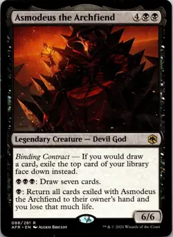 Asmodeus the Archfiend 88 Adventures in the Forgotten Realms MTG NM - Image 1