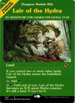 Lair of the Hydra (Dungeon Module) 356 Adventures in the Forgotten Realms MTG NM - Image 1
