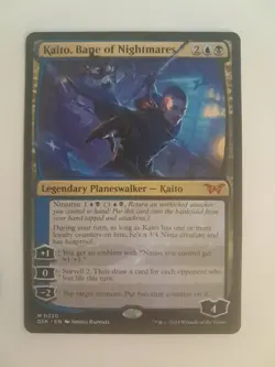 Kaito, Bane of Nightmares NM/M Duskmourn MTG MAGIC THE GATHERING - Image 1