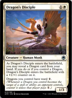 Dragon's Disciple 13 Adventures in the Forgotten Realms MTG NM - Image 1