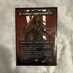 Final Fantasy MTG Surge Foil Sephiroth NEAR MINT - Image 1
