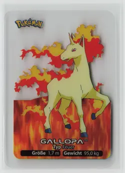Gallopa 078 - Pokemon Edibas Lamincard 2005 - EXC - Image 1
