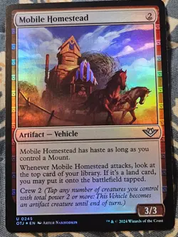 Mobile Homestead FOIL #245 Thunder Junction OTJ Magic MTG - Image 2