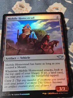 Mobile Homestead FOIL #245 Thunder Junction OTJ Magic MTG - Image 3