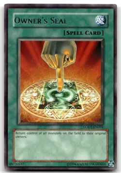 Owner's Seal LODT-EN094 Unlimited Rare Yu-Gi-Oh TCG LP - Image 1