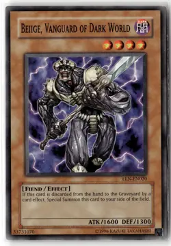 Beiige, Vanguard of Dark World EEN-EN020 Unlimited Common Yu-Gi-Oh TCG NM - Image 1