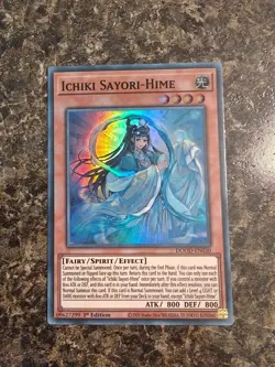 Yugioh Ichiki Sayori-Hime - DOOD-EN030 - 1st Ed. Super Rare - NM - Image 1