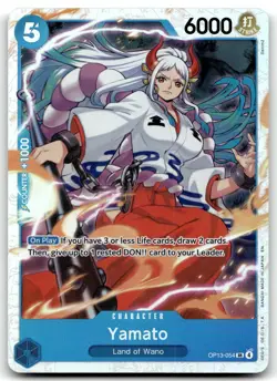Yamato SR Carrying On His Will OP13-054 One Piece TCG Foil NM - Image 1