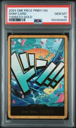 One Piece Yamato Gold Don - PRB-01 - PSA 10! - Image 1
