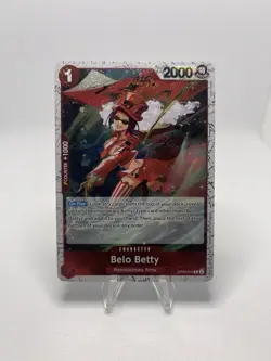 2024 One Piece PRB-01 English Belo Betty Jolly Roger Reverse Holo OP05-015 - Image 1