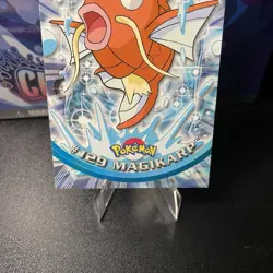 Topps English Pokemon TV Card Blue Logo First Print #129 Magikarp - Image 3